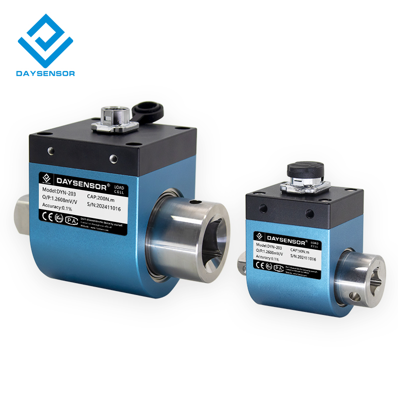 High Precision Dynamic Torque Sensor Load Cell Rotation Test Bench Motor Sensor Small Size Strain Type