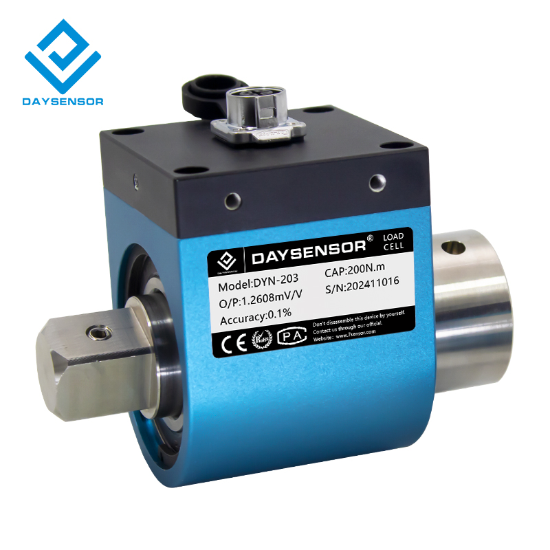 High Precision Dynamic Torque Sensor Load Cell Rotation Test Bench Motor Sensor Small Size Strain Type